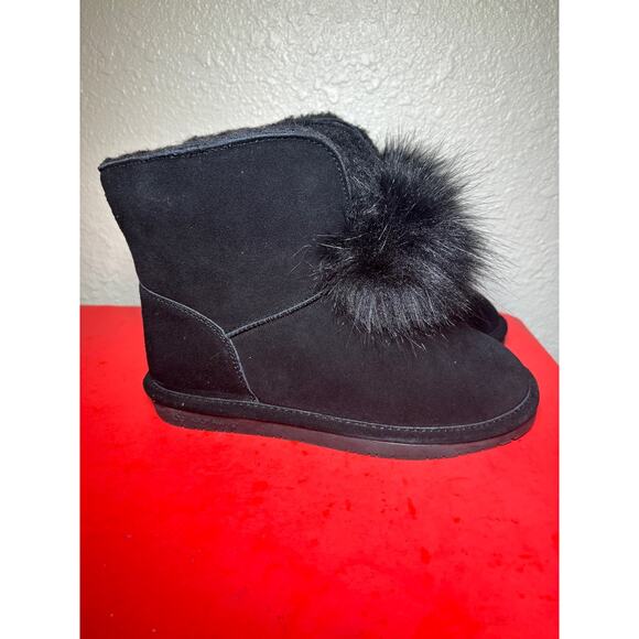 Bearpaw cow suede warm ankle booties size 8 winter coldwear - Picture 5 of 8